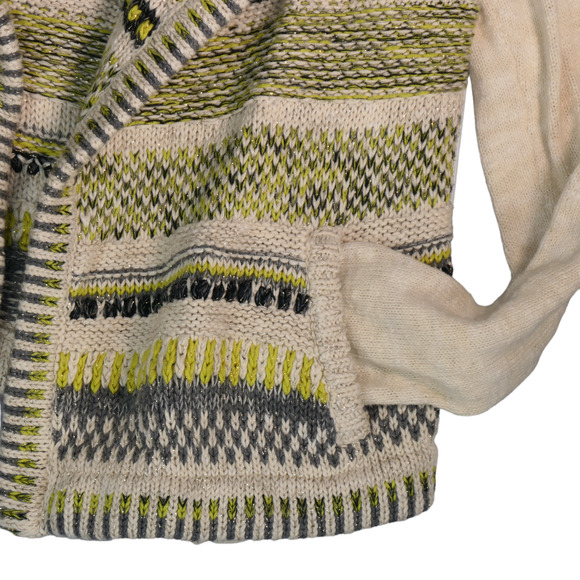 Moth Anthropologie Open Cardigan Sweater Womens Medium Gray Soft Academia Boho - Picture 6 of 9